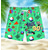 ieftine cămăși pentru rash guard și costume pentru rash guard-Bărbați Pantaloni Scurti Ușor Uscare rapidă Pantaloni Scurti Surfing Plajă Plisat Gradiant Imprimat Vară Primăvară