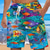 cheap Board Shorts-Men&#039;s Graphic Prints Fish Swimming Trunks Board Shorts Swim Shorts Mid Waist Hawaiian Boho Casual Daily Holiday Drawstring with Mesh lining Elastic Waist Designer Clothing Apparel