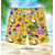 levne košile a obleky na ochranu proti vyrážce-Pánské Surfovací šortky Lehká váha Rychleschnoucí Surfovací šortky Surfování Plážové Pléd Spád S potiskem Léto Jaro