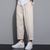cheap Classic-Men&#039;s Linen Pants Trousers Summer Pants Pocket Plain Comfort Breathable Outdoor Daily Going out Linen / Cotton Blend Fashion Streetwear Black Green