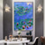cheap Famous Paintings-Handmade Oil Painting Canvas Wall Art Decoration Modern Abstract Lotus Pond Water Lily Landscape for Home Decor Rolled Frameless Unstretched Painting