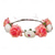 cheap Hair Styling Accessories-Rustic Hippie Rose Crown Wreath Wedding Festival Floral Headpiece Flower Girl Headband
