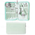 cheap Personal Care &amp; Health-Manicure Set Nail Clippers Pedicure Kit -22 Pieces Stainless Steel Professional Manicure Kit Grooming Kits Nail Care Tools with Luxurious Travel Leather Case Gift Box Blue Green