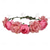 cheap Hair Styling Accessories-Rustic Hippie Rose Crown Wreath Wedding Festival Floral Headpiece Flower Girl Headband