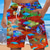 cheap Board Shorts-Men&#039;s Graphic Prints Fish Swimming Trunks Board Shorts Swim Shorts Mid Waist Hawaiian Boho Casual Daily Holiday Drawstring with Mesh lining Elastic Waist Designer Clothing Apparel