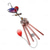 cheap Dreamcatcher-1pc Butterfly Painted Wind Chime Outdoor Handicraft Glow In The Night Hanging Ornament For Window Balcony Garden Decor