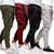 economico Pantaloni cargo-Per uomo Pantaloni Cargo Joggers Pantaloni Elastico in vita Tasca con Patta Tinta unica Uscire Weekend Streetwear Elegante Nero Kaki
