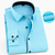 abordables Camisas de vestir-Hombre Camisa Camisa para Vestido Color sólido Escote Cuadrado Rosa Claro Azul cielo Negro / Blanco A B Talla Grande Boda Trabajo Manga Larga Ropa Negocios Bloque de Color Elegante Formal