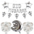 cheap Photobooth Props-Ramadan Festival EID MUBARAK Aluminum Film Balloon Set Star Moon Decorative Arrangement Gurban Balloon Muslim