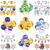 cheap Photobooth Props-Ramadan Festival EID MUBARAK Aluminum Film Balloon Set Star Moon Decorative Arrangement Gurban Balloon Muslim