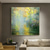 cheap Landscape Paintings-Oil Painting Hand Painted Square Abstract Modern Stretched Canvas