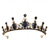 cheap Wearable Accessories-Vintage Baroque Crown New Alloy Green Diamond Small Crown Noble and Elegant Birthday Princess Crystal Headwear