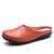 billige Slip-ons og loafers til kvinner-Dame Flate sko Tøfler Store størrelser Hvite sko Loafer muldyr utendørs Daglig Helfarge Sommer Flat hæl Rund Tå Fritid Komfort minimalisme Fuskelær PU Tøfler Måneskinn Svart Hvit