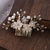 economico Accessori per acconciature-pettine per capelli da sposa in cristallo fermaglio per capelli da sposa con strass argento pezzo di capelli scintillanti accessori per capelli gemma per donne e ragazze (argento)