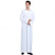 cheap Arabian Muslim-Men&#039;s Robe Thobe / Jubba Religious Saudi Arabic Arabian Muslim Ramadan Adults Leotard / Onesie