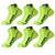 זול גרבי גברים-בגדי ריקוד גברים 5 זוגות גרביים גרבי קרסול גרביים לריצה שחור לבן צבע אותיות קזו&#039;אל יומי דפוס בינוני אביב, סתיו, חורף, קיץ מסוגנן ספורטיבי