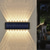tanie Kinkiety zewnętrzne-2 sztuk zewnętrzne kinkiety słoneczne wodoodporna lampa led kinkiety ganek 6 diody oświetlenie dziedzińca do ogrodu balkon dekoracyjny krajobraz oświetlenie uliczne