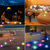 cheap Underwater Lights-Outdoor Solar Water Drift Lamp LED Floating Lights IP65 Waterproof  For Swimming Pool Light Submersible LED Lights Garden Pool Pond Fountain Colorful Lighting 1X 2X