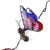 cheap Dreamcatcher-1pc Butterfly Painted Wind Chime Outdoor Handicraft Glow In The Night Hanging Ornament For Window Balcony Garden Decor