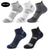 cheap Men&#039;s Socks-Men&#039;s 2 Pairs Socks Ankle Socks Low Cut Socks Black White Color Striped Casual Daily Basic Medium Summer Spring Fall Stylish Traditional / Classic