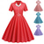 cheap Dresses-Retro Vintage 1950s Vintage Dress Swing Dress Flare Dress Plaid Women&#039;s Carnival Masquerade Casual Daily Bachelorette Party Adults&#039; Dress Homecoming Dresses