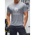 cheap Running Tops-Men&#039;s Workout Shirt Running Shirt Short Sleeve Tee Tshirt Athletic Athleisure Breathable Moisture Wicking Soft Fitness Gym Workout Running Sportswear Activewear Black White Yellow
