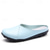 billige Slip-ons og loafers til kvinner-Dame Flate sko Tøfler Store størrelser Hvite sko Loafer muldyr utendørs Daglig Helfarge Sommer Flat hæl Rund Tå Fritid Komfort minimalisme Fuskelær PU Tøfler Måneskinn Svart Hvit