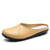 billige Slip-ons og loafers til kvinner-Dame Flate sko Tøfler Store størrelser Hvite sko Loafer muldyr utendørs Daglig Helfarge Sommer Flat hæl Rund Tå Fritid Komfort minimalisme Fuskelær PU Tøfler Måneskinn Svart Hvit