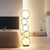 levne led stojací lampa-Stojací lampa Okolní Svítidla / Ozdobné Moderní soudobé / Nordický styl LED napájení Pro Ložnice / studovna či kancelář Hliník 85-265V Černá / Bílá