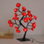 cheap Decorative Lights-LED Rose Flower Table Lamp Valentine Tree Fairy Lights 24LED Rose Flower Tree Lights Valentine&#039;s Day USB Table Lamp Fairy Maple Leaf Night Light Home Party Christmas Wedding Bedroom Decoration Gift