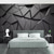 cheap Wallpaper-Cool Wallpapers Black Wallpaper Wall Mural 3D Geometric Stripe Covering Sticker Peel and Stick Removable PVC/Vinyl Material Self Adhesive/Adhesive Required Wall Decor for Living Room Kitchen Bathroom