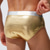 cheap Men&#039;s Swim Briefs-Men&#039;s Swimwear Swim Shorts Swim Briefs Drawstring Plain Breathable Soft Outdoor Casual Daily Hawaiian Stylish Silver Gold Micro-elastic
