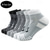 cheap Men&#039;s Socks-Men&#039;s 6 Pairs Ankle Socks Low Cut Socks Black White Color Plain Casual Daily Medium Summer Spring Fall Stylish Traditional / Classic