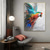 cheap Animal Paintings-Oil Painting 100% Handmade Hand Painted Wall Art On Canvas Colorful Animal Abstract Parrot Bird Home Decoration Decor Rolled Canvas No Frame Unstretched