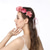 cheap Hair Styling Accessories-Rustic Hippie Rose Crown Wreath Wedding Festival Floral Headpiece Flower Girl Headband