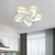 economico Ventilatore da soffitto con luci-Ventilatori A Soffitto A Led Dimmerabili Con Telecomando A Forma Di Fiore Design Da Incasso A Soffitto Con Paralume In Acrilico Lampadario Camera Da Letto Soggiorno