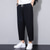 cheap Classic-Men&#039;s Linen Pants Trousers Summer Pants Pocket Plain Comfort Breathable Outdoor Daily Going out Linen / Cotton Blend Fashion Streetwear Black Green