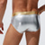 cheap Men&#039;s Swim Briefs-Men&#039;s Swimwear Swim Shorts Swim Briefs Drawstring Plain Breathable Soft Outdoor Casual Daily Hawaiian Stylish Silver Gold Micro-elastic