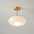 cheap Flush Mounts &amp; Semi Flush Mounts-Vintage Ceiling Lights,Retro Glass Chandelier,Flush Mount Chandelier Light,Unique Brass Chandelier Dining