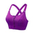 cheap Plain Tank-Women's High Support Sports Bra Running Bra Cross Back Zip Front Bra Top Padded Yoga Fitness Gym Workout Adjustable Breathable Quick Dry Black White Solid Color