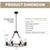 cheap Pendant Lights-LED Pendant Light Vintage Painted Metal Chandelier Lighting, with 6/8/10/12 Lights, Rustic Vintage Farmhouse Chandelier Lighting, Carriage Wheel Pendant, Black