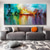 cheap Abstract Paintings-Large Size Oil Painting 100% Handmade Hand Painted Wall Art On Canvas Colorful Lake Abstract Blooming Fireworks Home Decoration Decor Rolled Canvas No Frame Unstretched