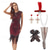 abordables Conjuntos-Vestido flapper de Gatsby de los años 20 con conjunto de accesorios de los años 20, traje de flecos con flecos y lentejuelas para mujer, vestido retro vintage de cosplay para fiesta y noche, vestido de cóctel