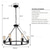 cheap Pendant Lights-LED Pendant Light Vintage Painted Metal Chandelier Lighting, with 6/8/10/12 Lights, Rustic Vintage Farmhouse Chandelier Lighting, Carriage Wheel Pendant, Black