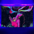 cheap Blacklight Tapestries-Blacklight Tapestry UV Reactive Glow in the Dark Glow Party Neon Girl Psychedelic Trippy Misty Hanging Tapestry Wall Art Mural for Living Room Bedroom