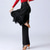 cheap Pants-Latin Dance Pants  Ballroom Dance Ruffles Pure Color Waisted Splicing Women's Performance Training High Spandex