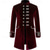 cheap Outerwear-Retro Vintage Punk &amp; Gothic Medieval Coat Trench Coat Outerwear Prince Vampire Gentleman Plaid / Check Men&#039;s Pirate Royal Steampunk Masquerade Performance Event / Party Stage Adults&#039; Coat