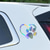 cheap Car Body Decoration &amp; Protection-Reflective Love Heart Footprint Sticker Car Sticker Dog Paw Stickers Vinyl Decals Stickers For Cars Trucks Windows Walls Laptops Cute Decoration