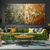cheap Floral/Botanical Paintings-Oil Painting Hand Painted Horizontal Panoramic Abstract Floral / Botanical Modern Stretched Canvas