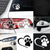 cheap Car Body Decoration &amp; Protection-Reflective Love Heart Footprint Sticker Car Sticker Dog Paw Stickers Vinyl Decals Stickers For Cars Trucks Windows Walls Laptops Cute Decoration
